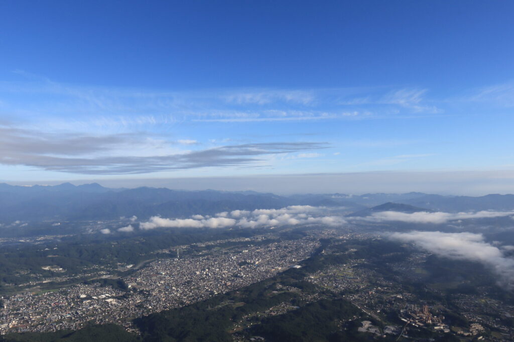 武甲山山頂からの景色
