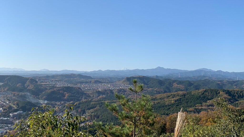 日和田山金刀比羅神社からの景色