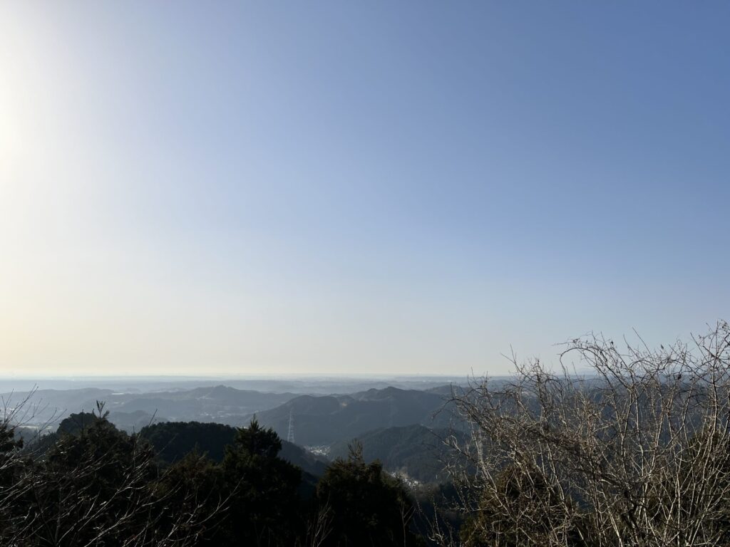 天覚山山頂景色