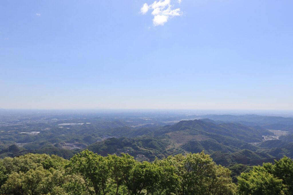 皇鈴山からの景色