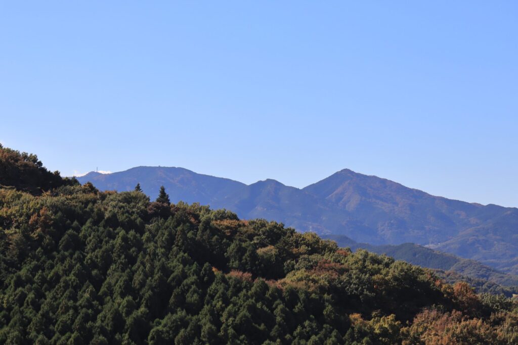 堂平山と笠山