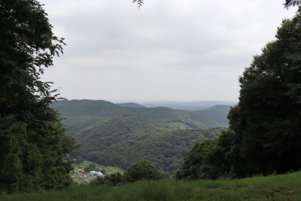 仙元山登山道からの景色