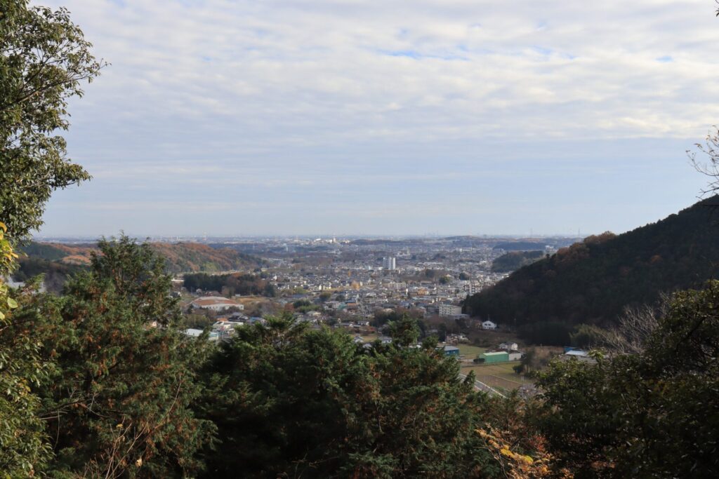 弘法山山頂からの景色