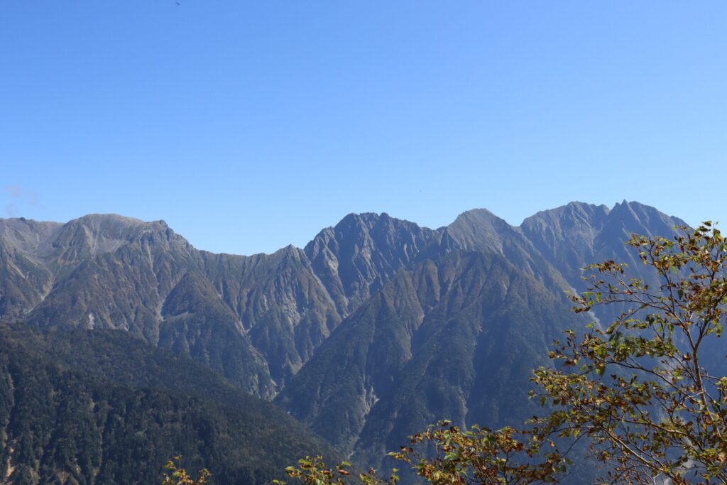 笠ヶ岳登山穂高連峰