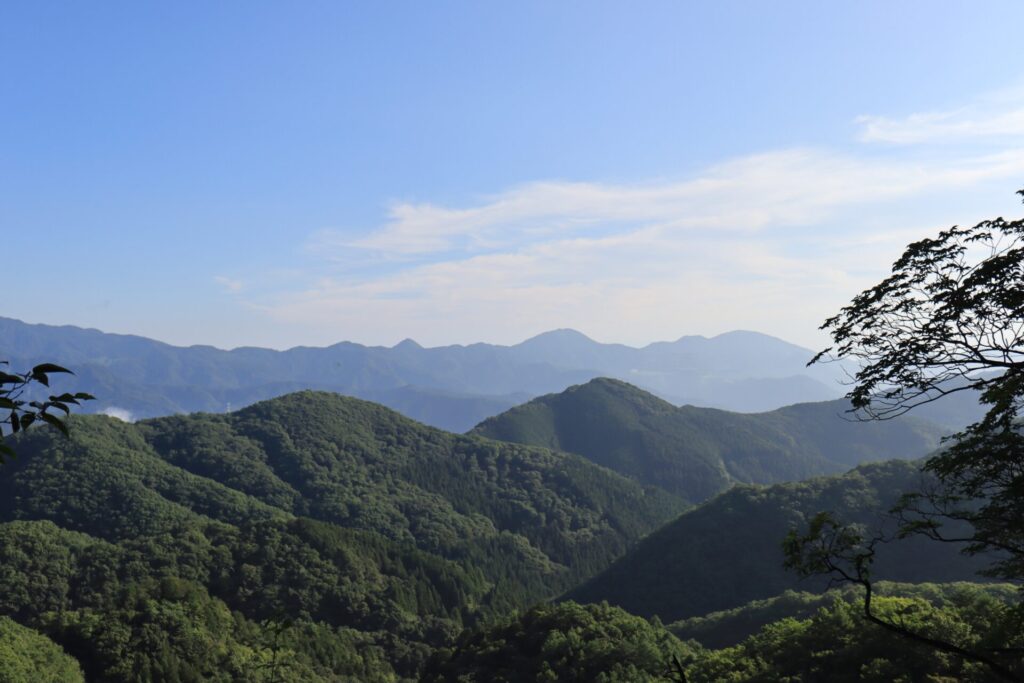 鎖場からの景色