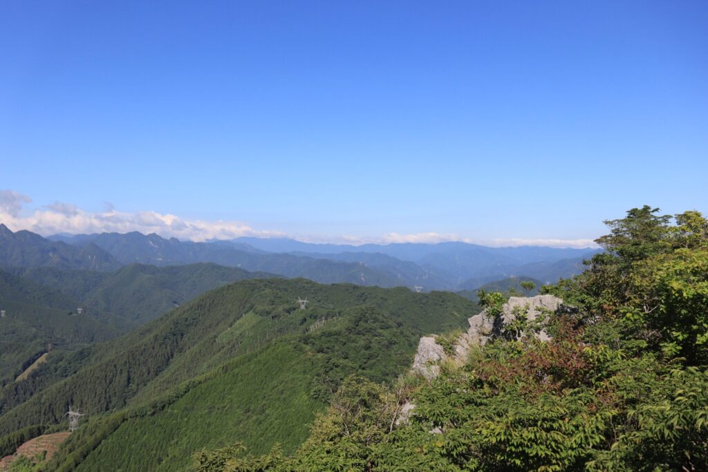 きれいな山並み