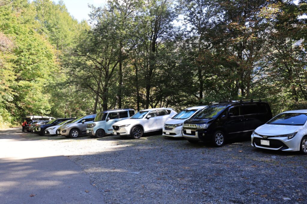 滝沢登山口駐車場