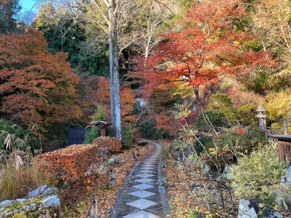 法性寺境内の紅葉