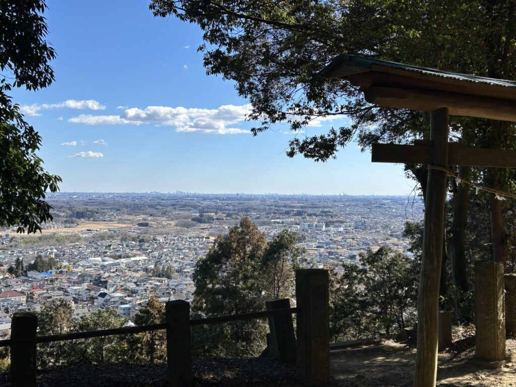 高取山山頂からの景色