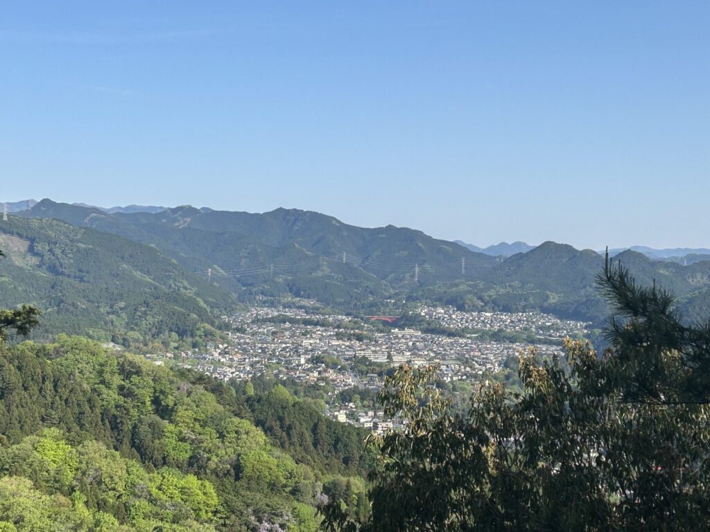 天狗岩からの景色