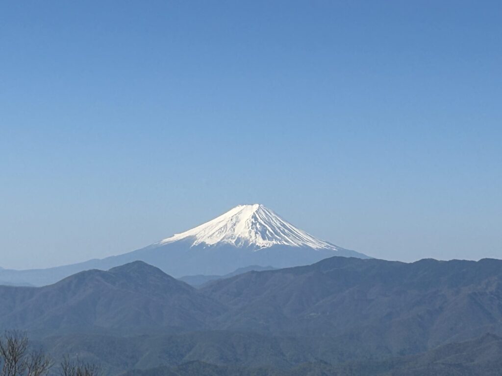 雲取山からの富士山