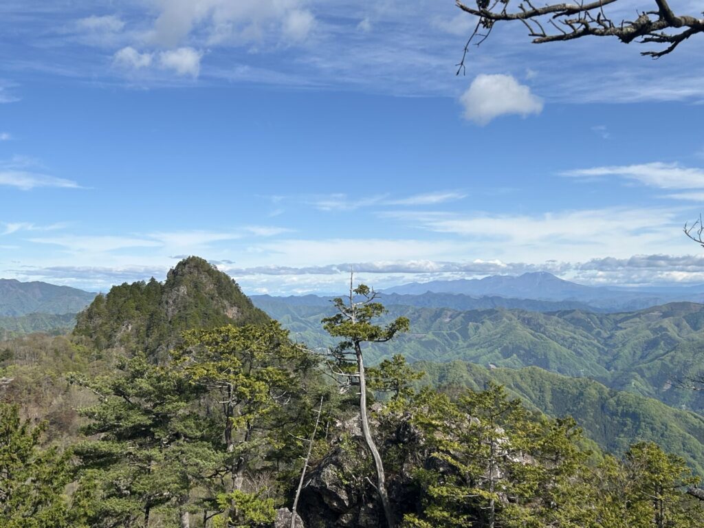 赤岩岳からの眺め