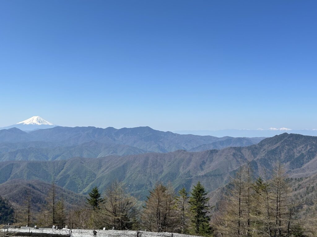 小雲取山からの富士山