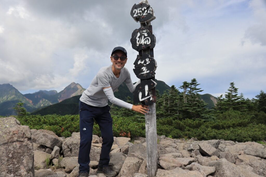 編笠山山頂