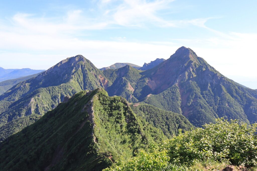 権現岳からの赤岳