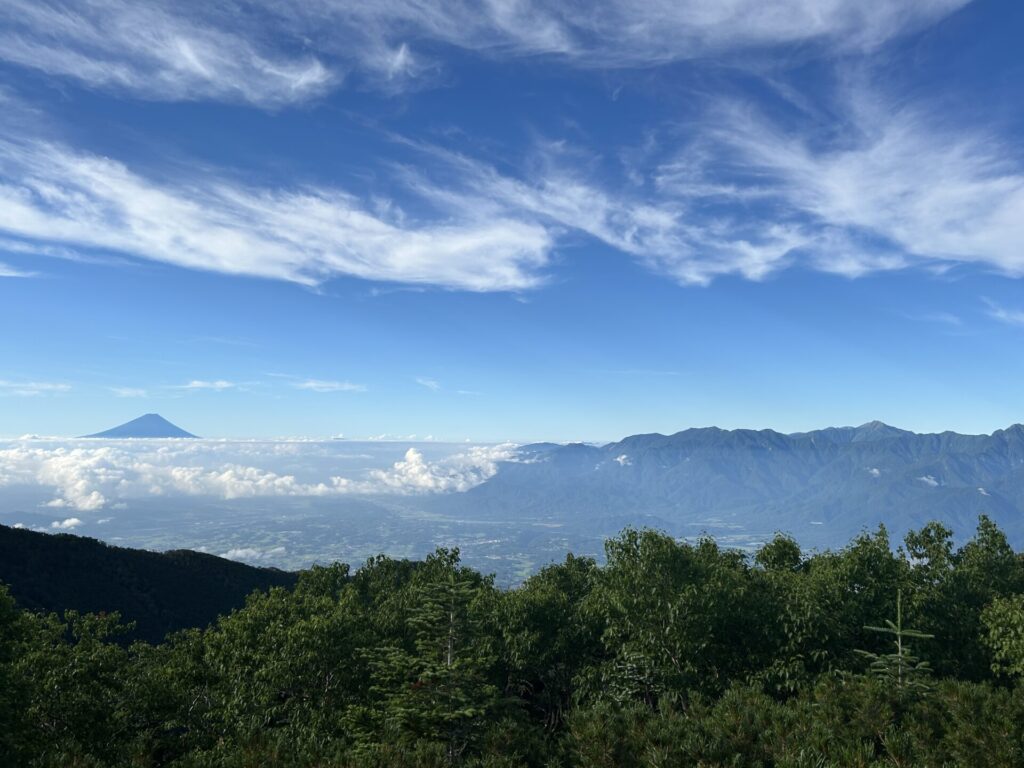 権現岳からの富士山