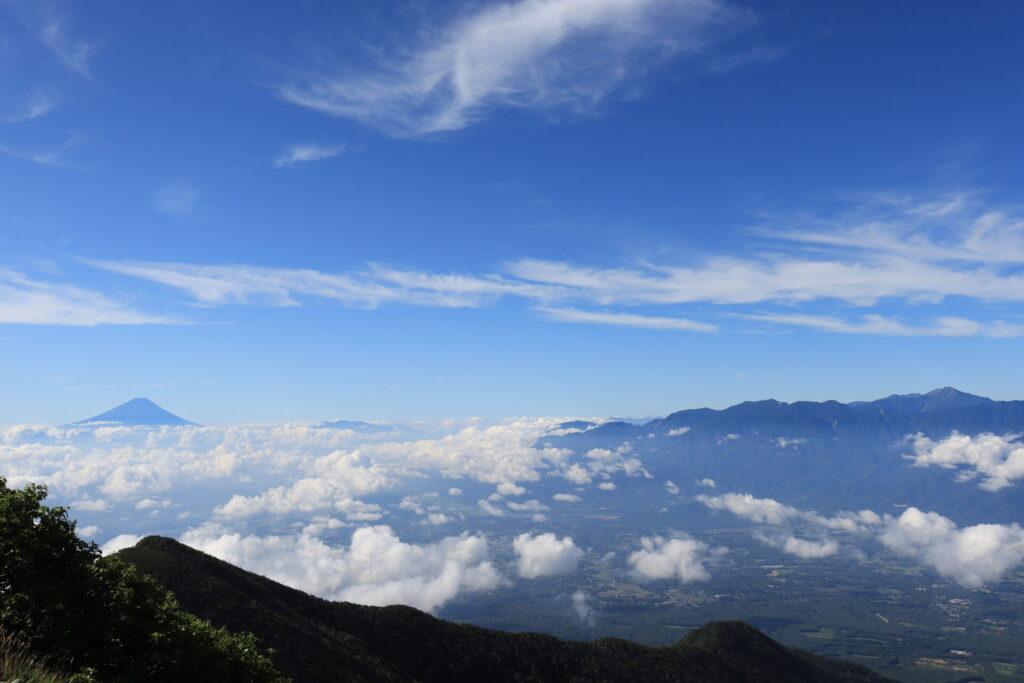 権現岳からの富士山