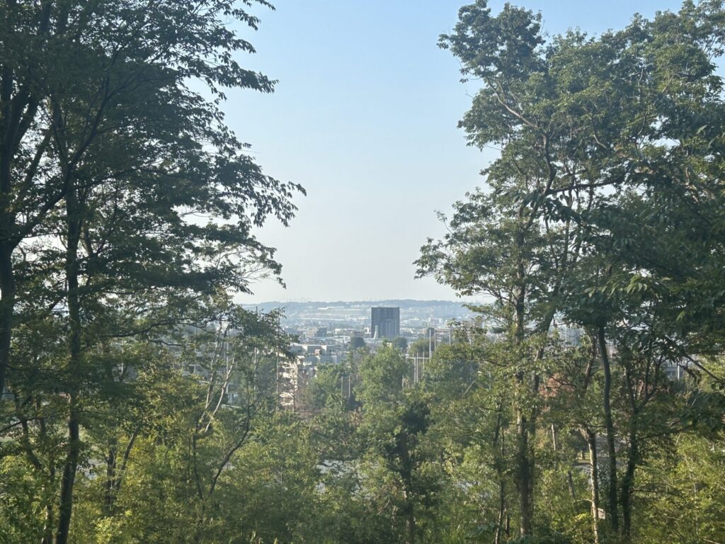 浅間山山頂からの景色