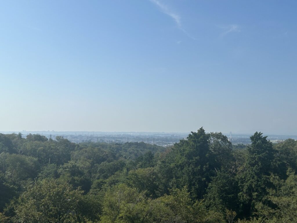 六道山公園展望台からの眺め
