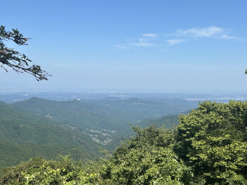 刈場坂峠からの景色