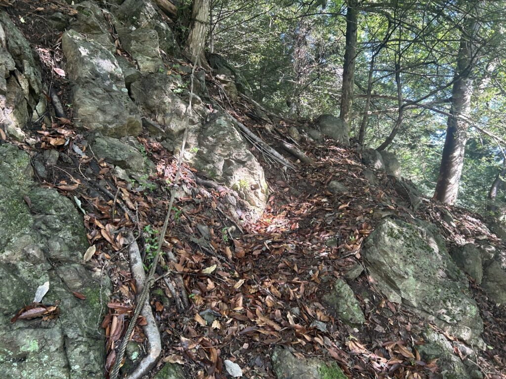猪狩山鎖場