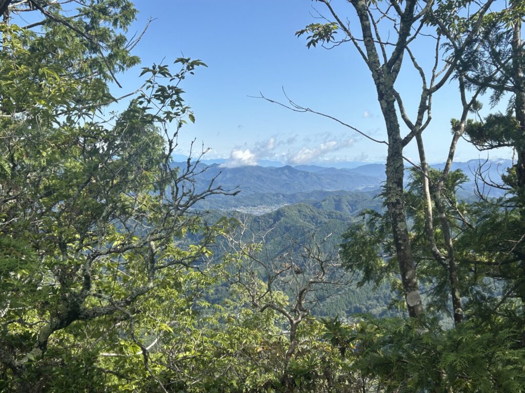 鞍掛山からの景色