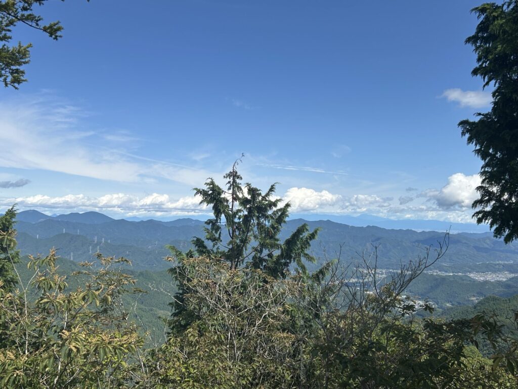 秩父御岳山からの眺め