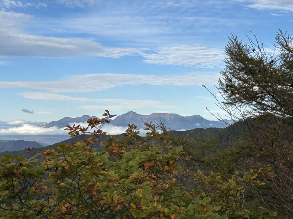三国山山頂からの八ヶ岳