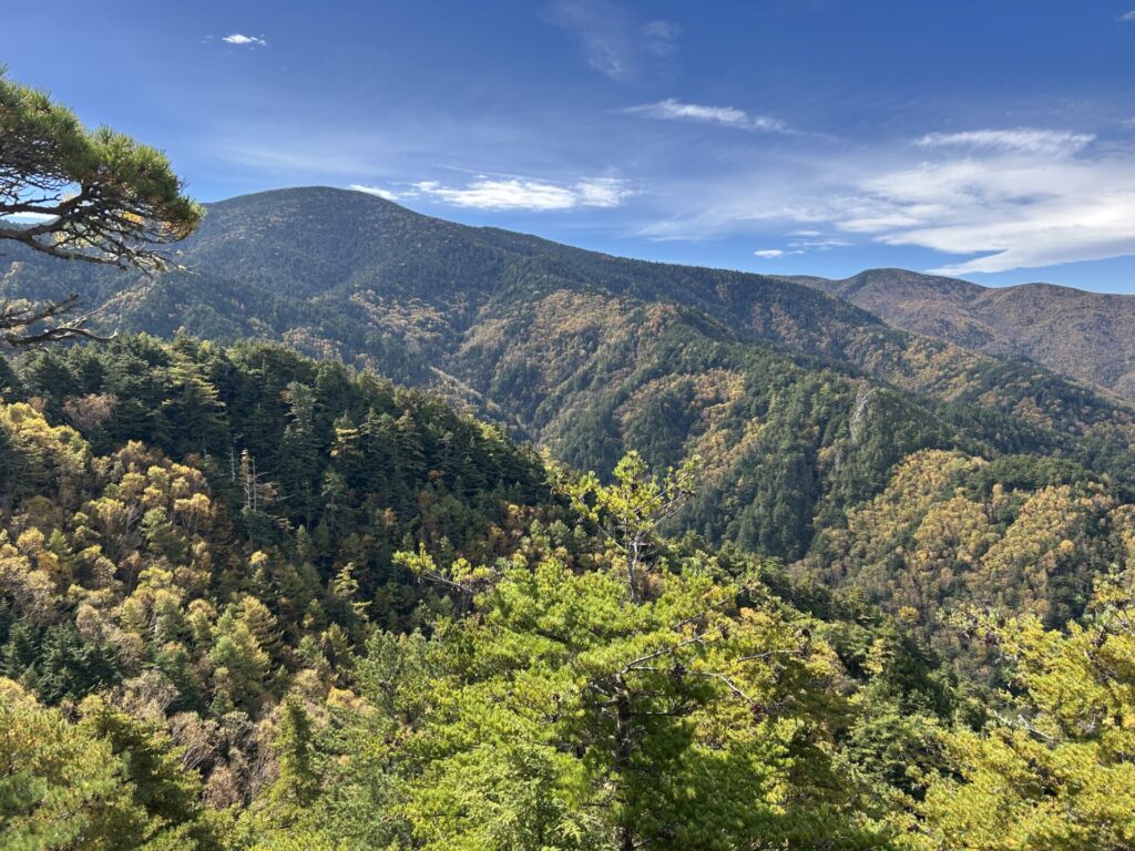 かもしか展望台からの三宝山