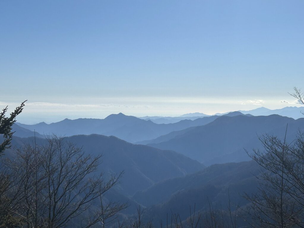 酉谷山からの景色