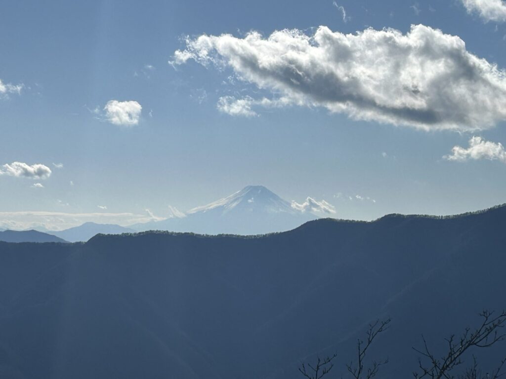 天目山からの富士山