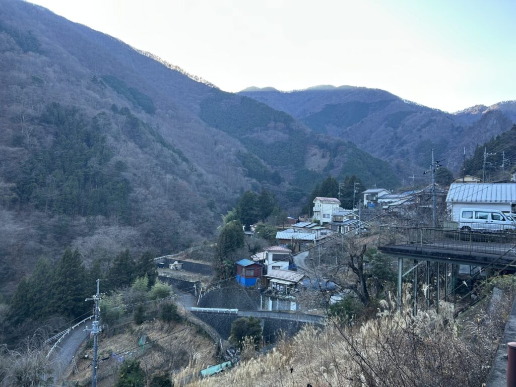 奥多摩日原の風景